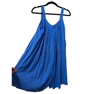 NWT Hunter & Brown  Womens Dress Size S Blue Sleeveless Casual Mini‎ Summer